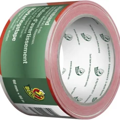 Duck Absperrband weiß/rot 60 mm x 66 m