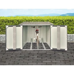 Durabil Fahrradgarage anthrazit 163 x 163 x 204 cm