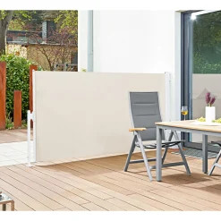 Durabil Flexibler Sichtschutz Höhe 150 cm beige