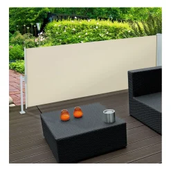 Durabil Flexibler Sichtschutz Höhe 150 cm beige