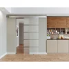 Durabil Glasschiebetür-Beschlag für Blockstreifen Alu Closed 181 cm