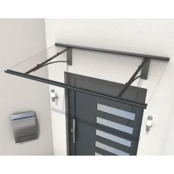 Durabil Pultvordach Typ PT/GR gerade 160 x 90 x 27 cm anthrazit