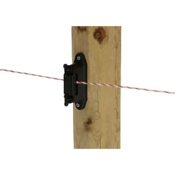 Eck- und Streckenisolator Profi schwarz für 40 mm 10 Stück