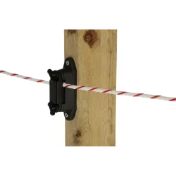 Eck- und Streckenisolator Profi schwarz für 40 mm 10 Stück