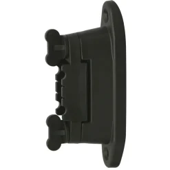 Eck- und Streckenisolator Profi schwarz für 40 mm 10 Stück