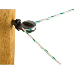 Eckisolator Super Durchmesser 8 mm schwarz 6 Stück