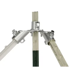 Ecklösungsset T-Post silber-schwarz 5-teilig