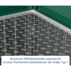EcoStar Aluminium-Riffelblechboden GH2 Typ1