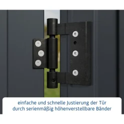 EcoStar Gerätehaus Elegant-PTyp 2RAL7016 1 flg