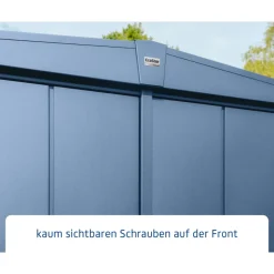 EcoStar Gerätehaus Elegant-STyp 3RAL5014 2 flg