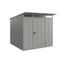 EcoStar Gerätehaus Elegant-PTyp 2RAL9007 1 flg