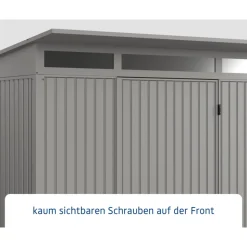 EcoStar Gerätehaus Trend-PTyp 2RAL9007 1 flg