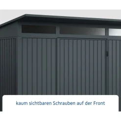 EcoStar Gerätehaus Trend-PTyp 1RAL7016 1 flg