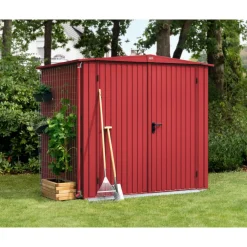 EcoStar Gerätehaus Trend-STyp 2RAL3004 2 flg