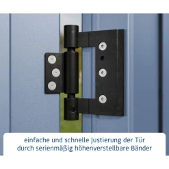 EcoStar Gerätehaus Trend-STyp 2RAL5014 2 flg