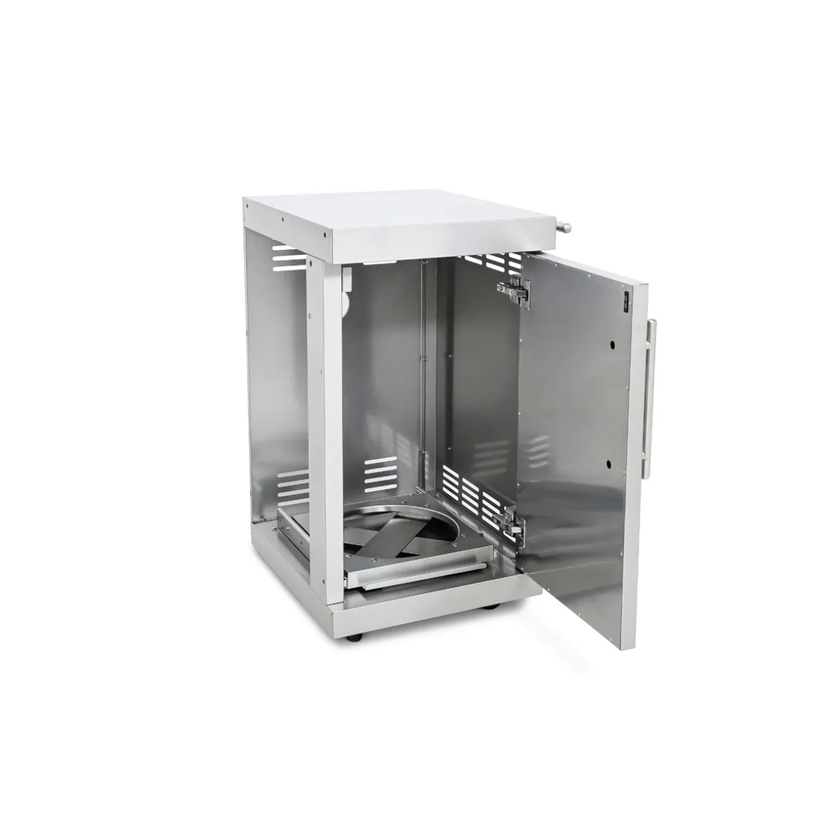 Edelstahl-Erweiterungsmodul für 11 kg Glasflaschen auf Schlitten