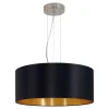 Eglo Hängeleuchte Maserlo Durchmesser 53 cm schwarz
