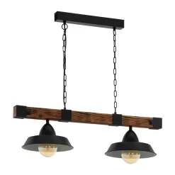 Eglo Hängeleuchte Oldbury schwarz