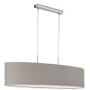 Eglo Hängeleuchte Pasteri nickel/taupe 100 cm