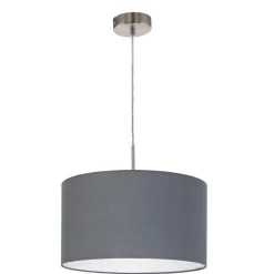 Eglo Hängeleuchte Pasteri nickel/grau 38 cm