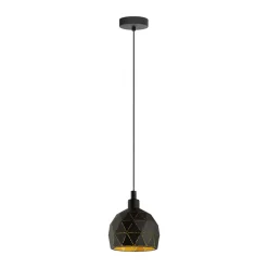 Eglo Hängeleuchte Roccaforte Durchmesser 17 cm schwarz