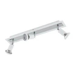 Eglo LED-Spot Sarria weiß-chrom 3 Stück