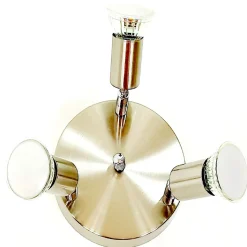 Eglo LED-Spotrondell Mini 3-flammig Durchmesser 14,5 x 7,5 cm nickel-matt