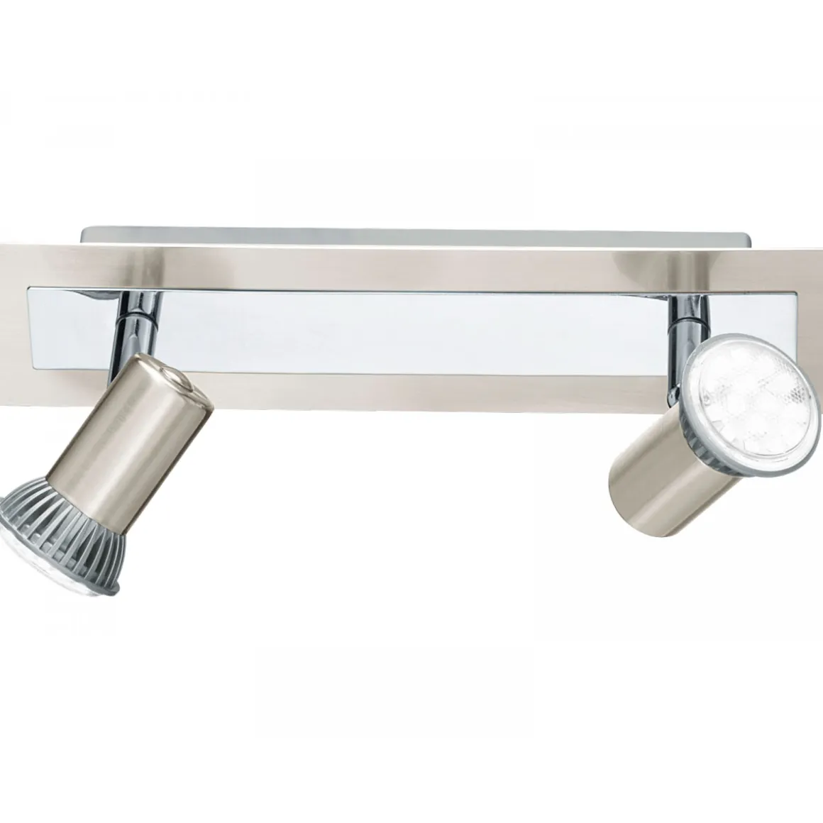 Eglo LED-Spotserie Rottelo 2 Spots silber