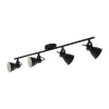 Eglo LED-Spotserie Seras 2 4 Spots schwarz