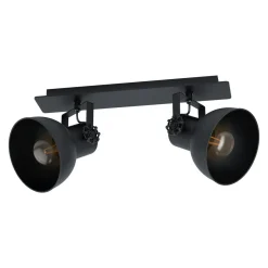 Eglo Spotserie Barnstaple 1 2 Spots schwarz