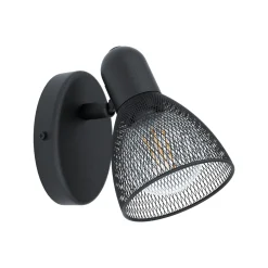 Eglo Wandleuchte Carovigno schwarz