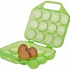 Eier-Transportbox für 12 Eier grün