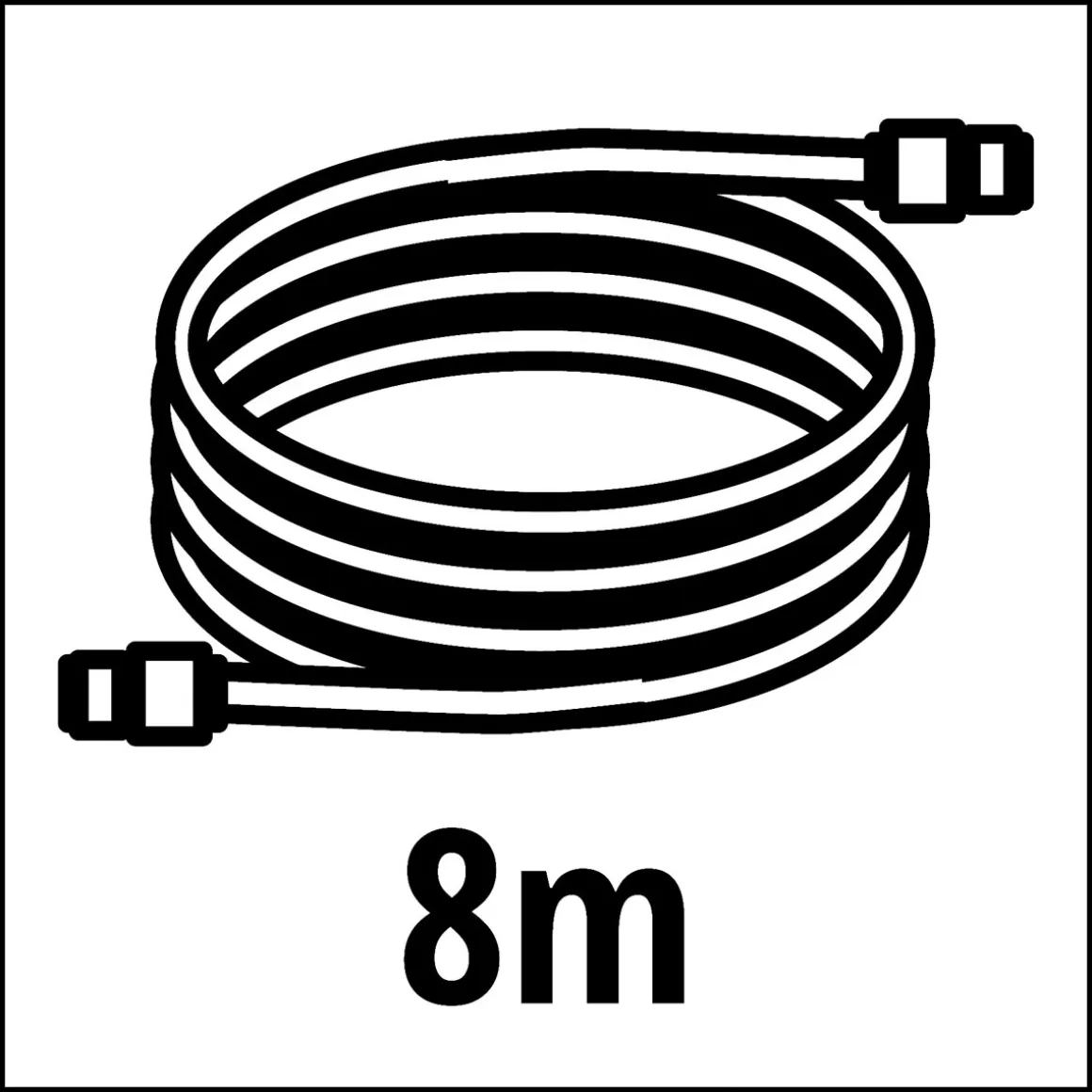 Einhell Spiralschlauch 8m Innend 6 mm