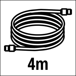 Einhell Spiralschlauch 4m Innend 6 mm