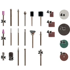 Einhell Zubehör-Set für Schleif- und Gravurwerkzeuge