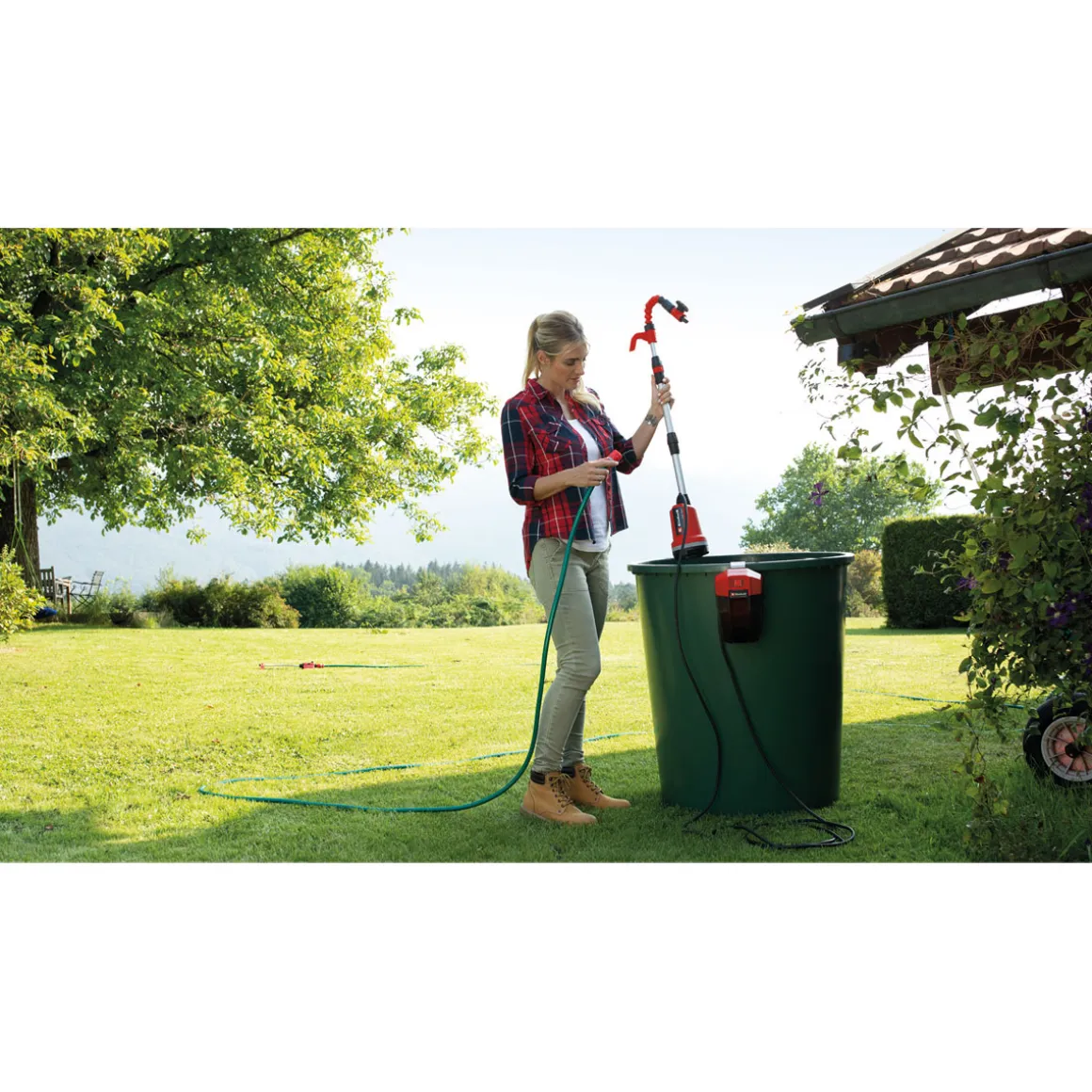 Einhell Akku-Klarwasserpumpe GE-PP 18 RB Li Solo