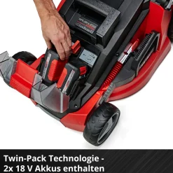 Einhell Akku-Rasenmäher-Set GE-CM 43 Li M 5-teilig