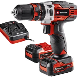 Einhell Akku-Schlagbohrschrauber-Set TE-CD 12/1 Li-i 4-teilig