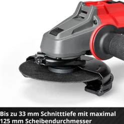 Einhell Akku-Winkelschleifer AXXIO 18/125
