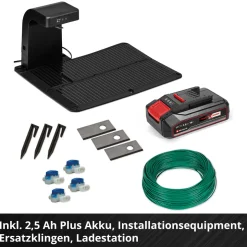 Einhell Mähroboter FREELEXO 500 inkl. Ladegerät und 2,5 Ah Plus Akku