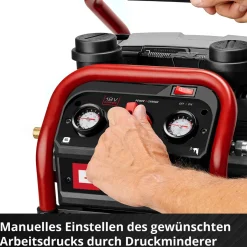 Einhell Professional Akku-Kompressor SILENZZO 18/160