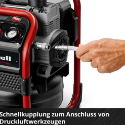 Einhell Professional Akku-Kompressor SILENZZO 36/210