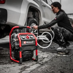 Einhell Professional Akku-Kompressor SILENZZO 36/210