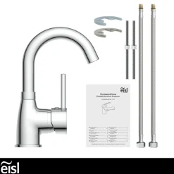 Eisl Waschtischarmatur „Futura“ chrom mit Cold-Start-Funktion