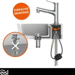 Eisl Waschtischarmatur „Variabel“ chrom