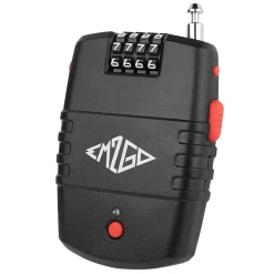 EM2GO 4-Stelliges Kombinations-Kabelschloss mit Alarm, für E-Scooter und Fahrrad