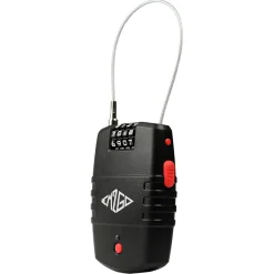 EM2GO 4-Stelliges Kombinations-Kabelschloss mit Alarm, für E-Scooter und Fahrrad