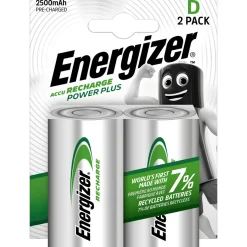Energizer D-Batterie „Power Plus“, 2 Stück