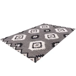 Ethno-Teppich „Ethnie 400“, grau