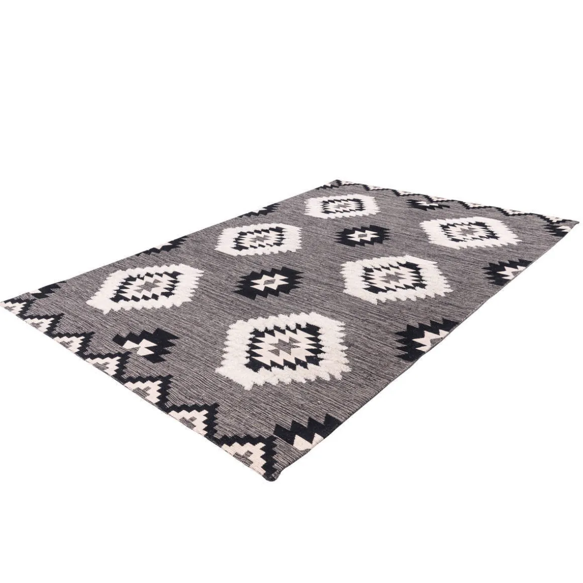 Ethno-Teppich „Ethnie 400“, grau